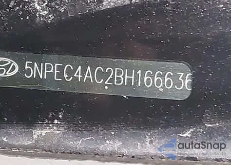 2011 Hyundai Sonata Se from USA, damaged, VIN 5NPEC4AC2BH166636